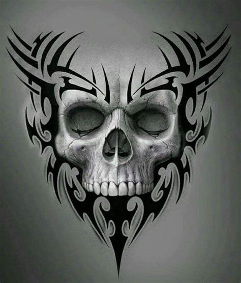 Evil Skull Tattoo Skull Tattoo Design Tattoo Design Drawings Skull