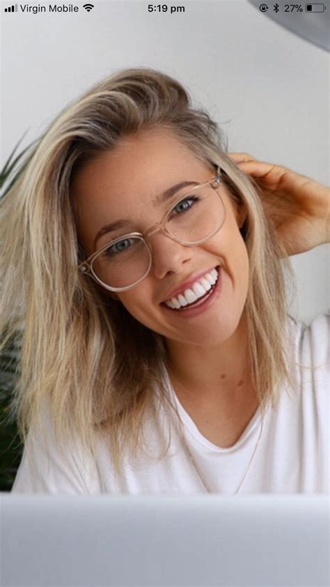 Glasses Blonde With Glasses Glowing Skincare Sarahs Day