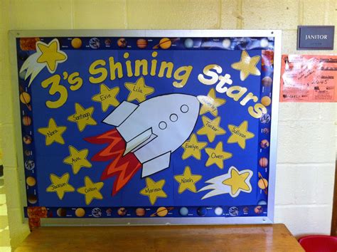 Shining Stars Bulletin Board Everything Was Simple To Make And All Out