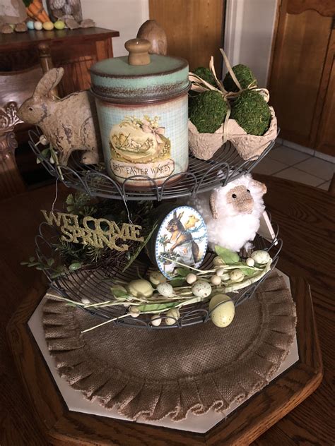 2030 Rustic Easter Table Decor