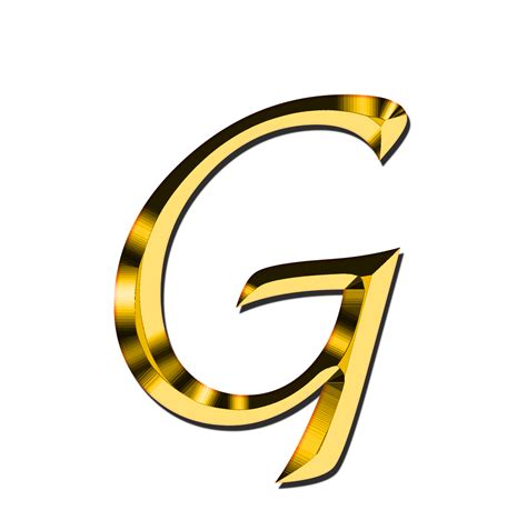 Gold G Png Free Logo Image