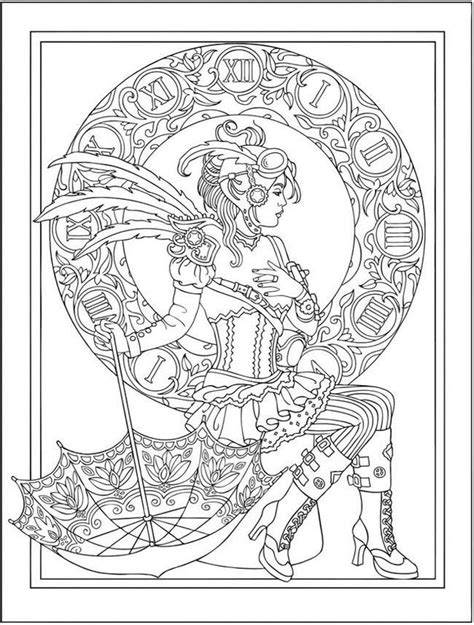 Printable Steampunk Coloring Pages Coloring Pages
