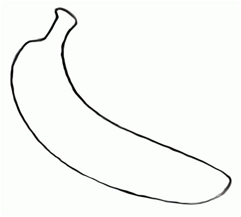 Printable Banana Coloring Page Plus Other Fruit Coloring Pages For Images