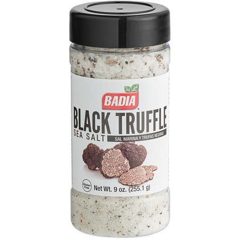 Badia Black Truffle Sea Salt 9 Oz 6case