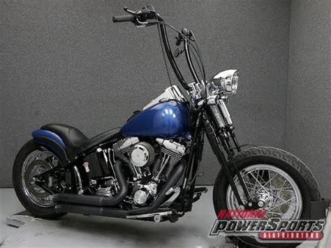 The black pearl paint option on this beautiful softail springer is amazing. 2005 HARLEY DAVIDSON FLSTSCI SOFTAIL SPRINGER CLASSIC ...