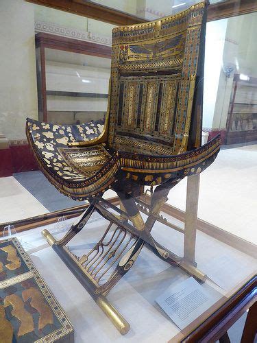 Inlaid Chair Valley Of The Kings Archaeological Discoveries Cairo