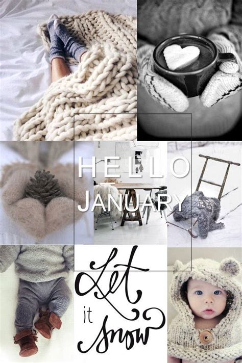 Download Cozy January Collage Wallpaper