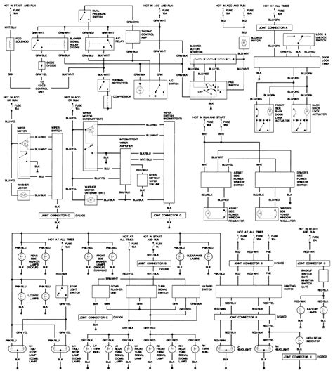 С бензиновым двигателем vq35d (3,5 л) серия школа авторемонта. DIAGRAM 87 Nissan Pickup Wiring Diagram FULL Version HD ...
