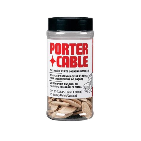 Porter Cable 175 Piece Ff Plate Joiner Biscuits At
