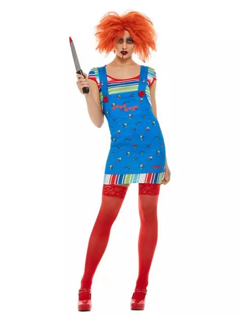 Shoes Online At Midlands Fancy Dress Official Female Chucky Costume