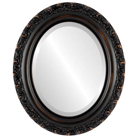 Ovalcrest By The Ovalcrest Mirror Store Venice Framed Oval Mirror In