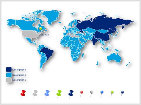 Editable World Map With Countries Powerpoint G15 Countries Map