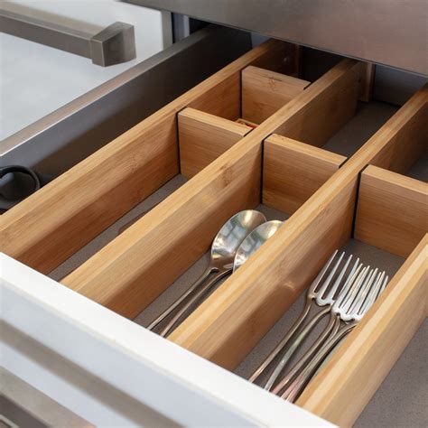 Expandable Drawer Organizer With 4 Big Dividers And 4 Small Dividers