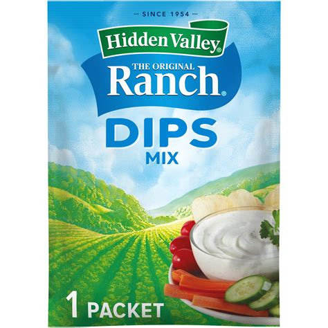Hidden Valley Gluten Free Original Ranch Dips Mix 1 Oz