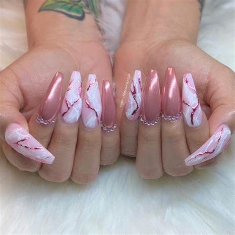 Updated 40 Fantastic Pink Chrome Nails