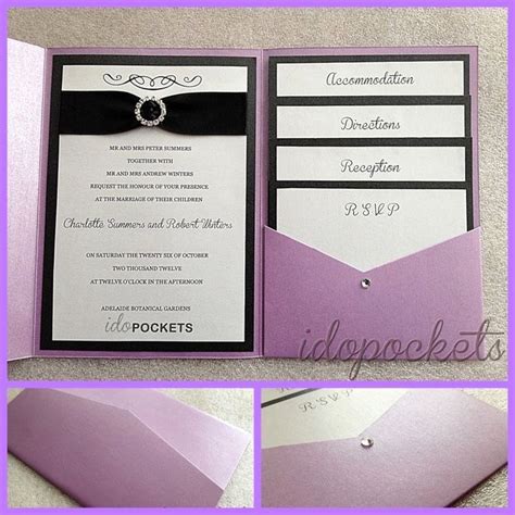 Diy Pocket Wedding Invitations Template Luxury Pocket Fold Wedding