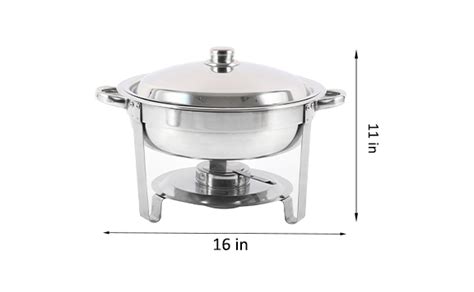 5qt Round Chafing Dish Jds Party Rentals