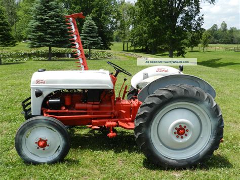 1952 Ford 8n Tractor And 6 Foot Side Sickle Bar Mower