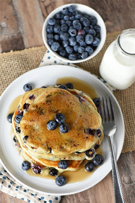 Blueberry Buttermilk Pancakes Adventures Of Mel
