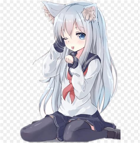 Report Abuse Neko Anime Girl Png Transparent With Clear Background Id