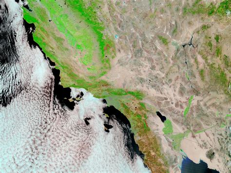 Nasa Visible Earth Fires In California