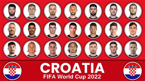 Croatia Football Squad In Fifa World Cup 2022 ★ Croatia Football Team ★ Fifa World Cup 2022