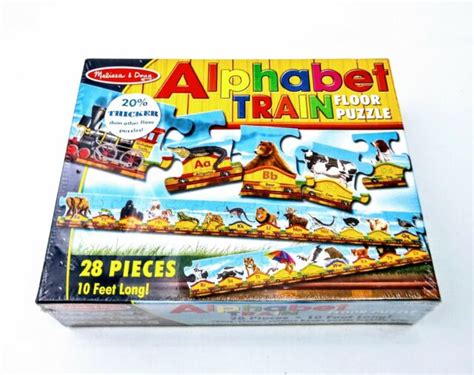 Melissa And Doug Alphabet Train Kids Learning Abc Floor Puzzle Brand