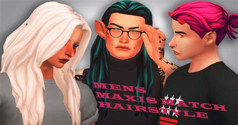 Sims 4 Male Hair Mod Pack Biteret