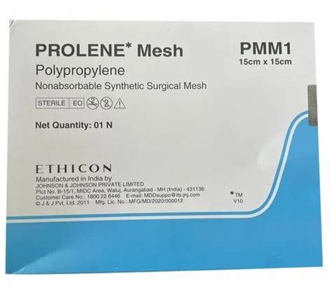 Ethicon Prolene Soft Polypropylene Mesh At Rs 2000box Polypropylene