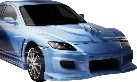 Tokyo Drift Blue Car Psd Official Psds