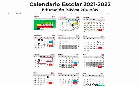 Calendario Escolar 2021 2022 De La Sep Para Imprimir O Descargar Porn