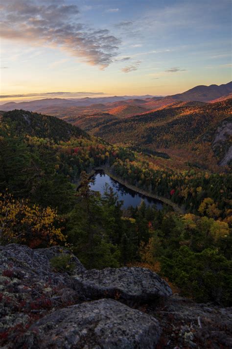 A Fantastic Fall Sunrise Adirondack Mountains Ny Oc 3457x5184 R