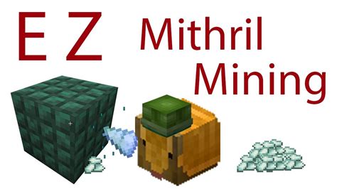 Easy Mithril Mining Skyblock Hypixel Minecraft Youtube