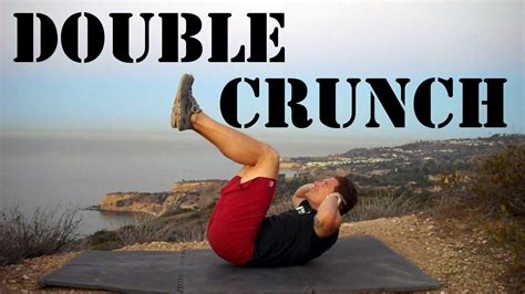 double crunch ab exercise youtube