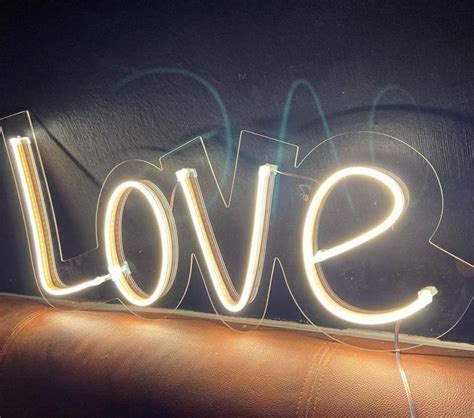 Love Neon Sign Led Neon Light Sign Wall Hanging Party Home Decor