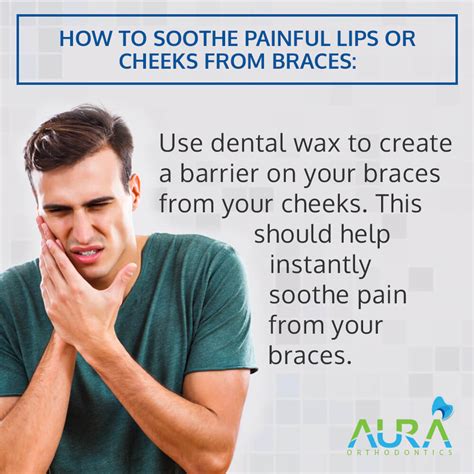 As you proceed through your orthodontic treatment, your. How to Soothe Painful Lips or Cheeks from Braces | Surrey, BC