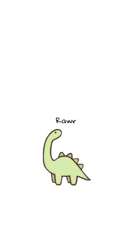 Cute Dinosaur Rawr Background