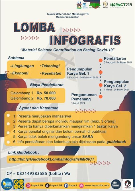 Lomba Infografis Oleh Institut Teknologi Kalimantan Universitas