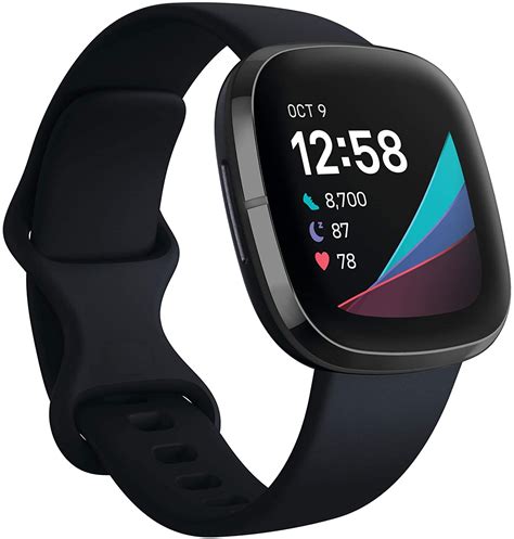 Fitbit Sense Health Fitness Advanced Smartwatch Carbon Graphite