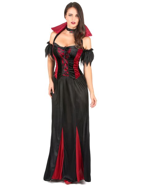 Costume Vampiro Donna Halloween Costumi Adultie Vestiti Di Carnevale