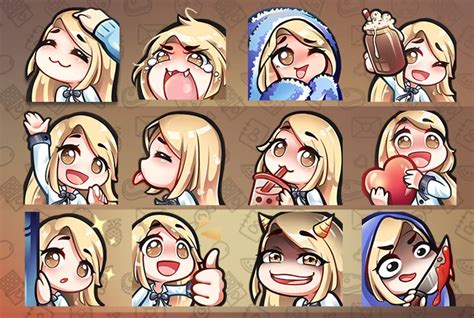 Moncsy I Will Create Twitch Emotes Badges For You For 45 On Anime Chibi Girls
