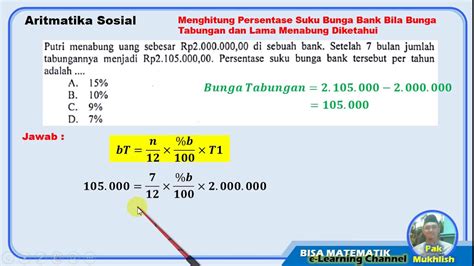 Rumus Cara Menghitung Bunga Bank Dan Pinjaman Terlengkap Riset