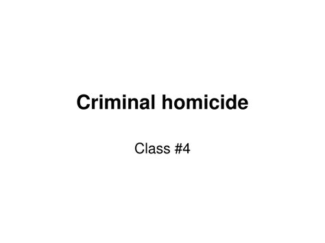 Ppt Elements Of A Crime Powerpoint Presentation Free Download Id