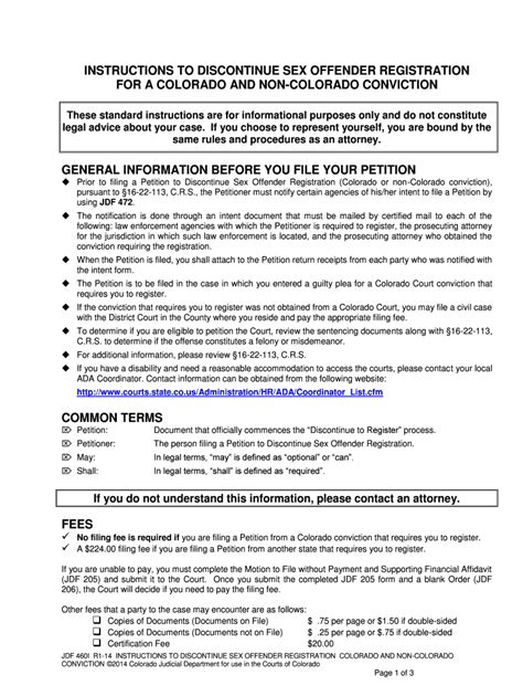 Discontiune Of Sex Registration Form Fill Out And Sign Printable Pdf