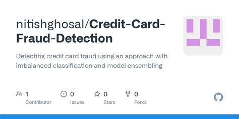 Github Nitishghosalcredit Card Fraud Detection Detecting Credit