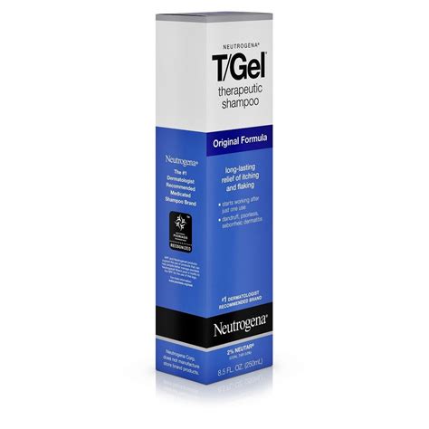 Neutrogena Tgel Therapeutic Shampoo Anti Dandruff Coal Tar Extract 85 Oz