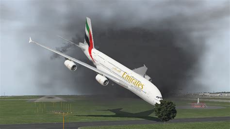 Emirates Airlines A Crash