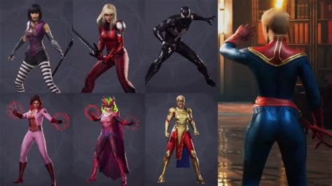 Marvels Midnight Suns All Dlc Customization Outfit Options And Colors