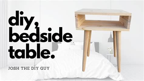 Bedside Table Diy Bedside Table Build Easy Woodworking Project Youtube