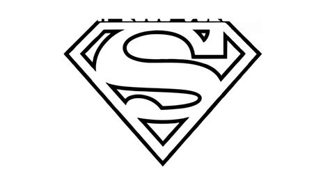 Escudo Dibujos Superman Para Colorear Para